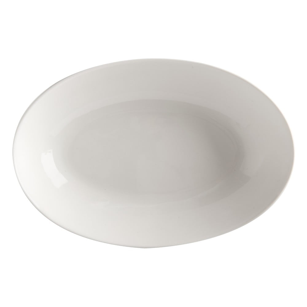 Basic fehér porcelán mélytányér