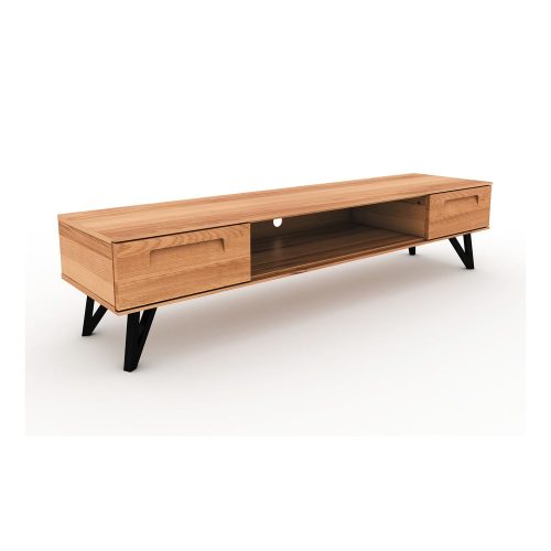 Bükkfa TV-állvány 182x42 cm Golo - The Beds