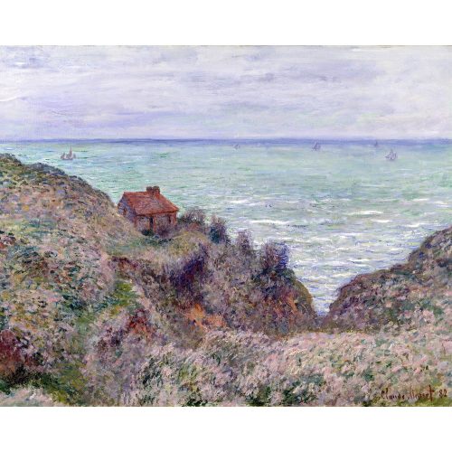 Claude Monet - Cabin of the Customs Watch kép másolat