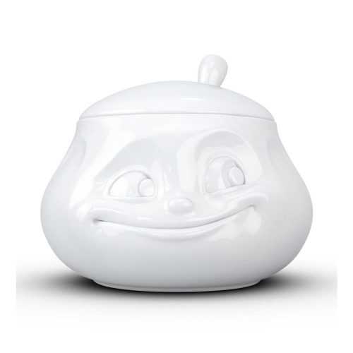 Fehér "mosolygós" porcelán cukortartó - 58products