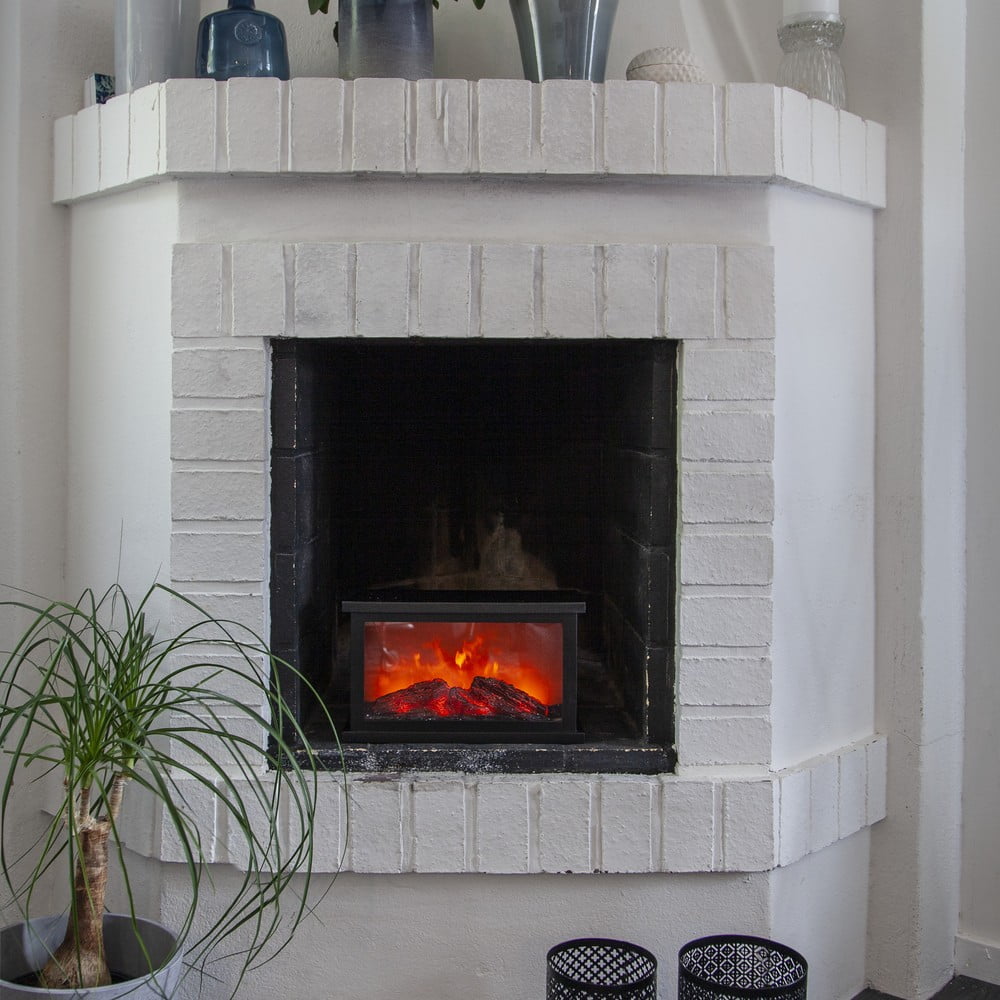 Fireplace világító LED dekoráció láng imitációval