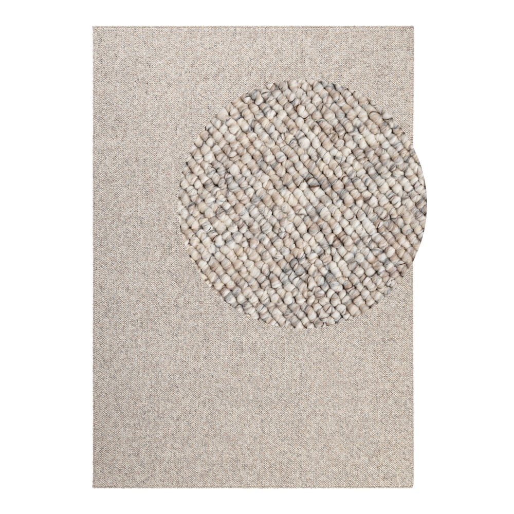 Szürke-krémszínű mosható szőnyeg 160x230 cm Rocco Dark Cream – Elle Decoration