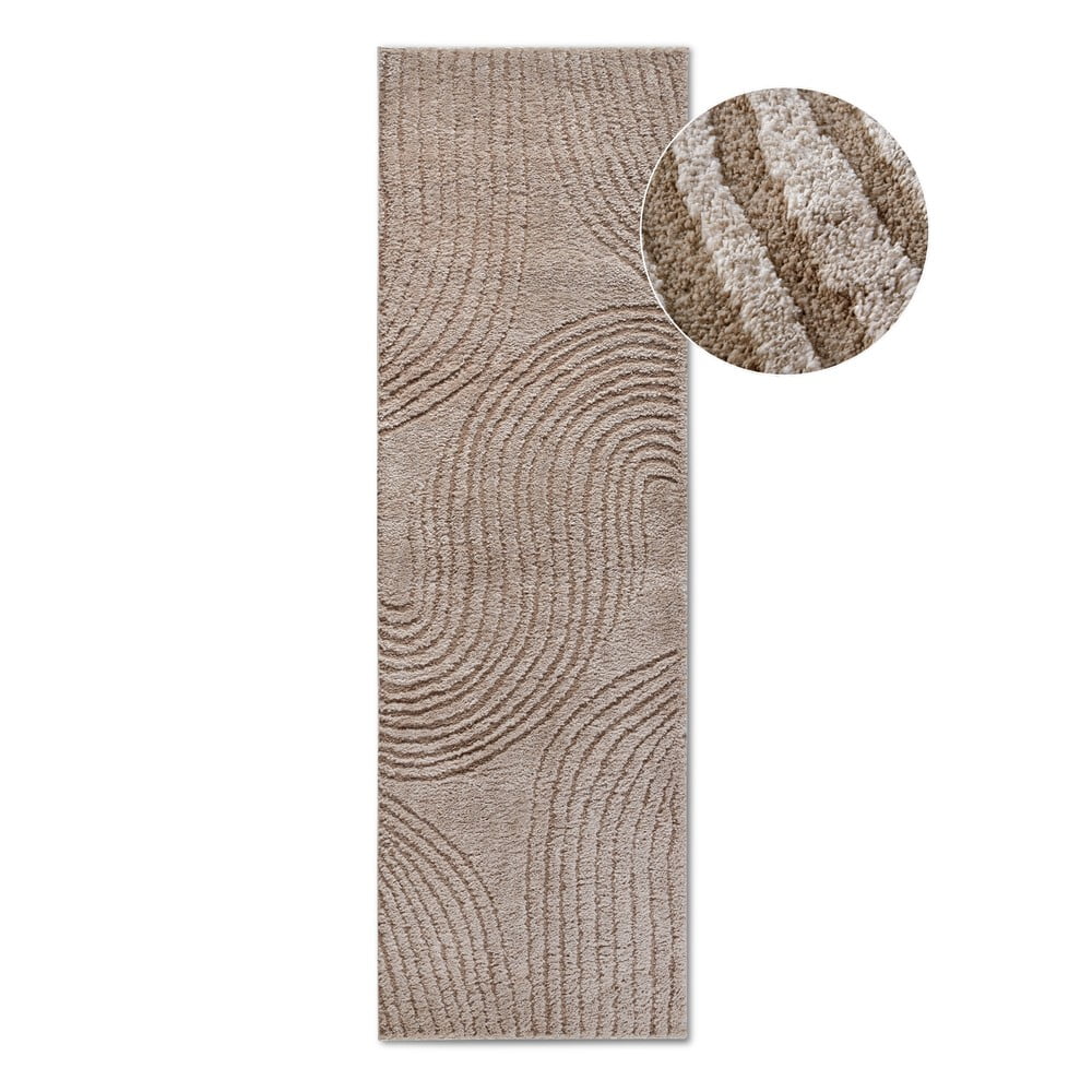 Bézs futószőnyeg 80x240 cm Pigment Beige – Elle Decoration