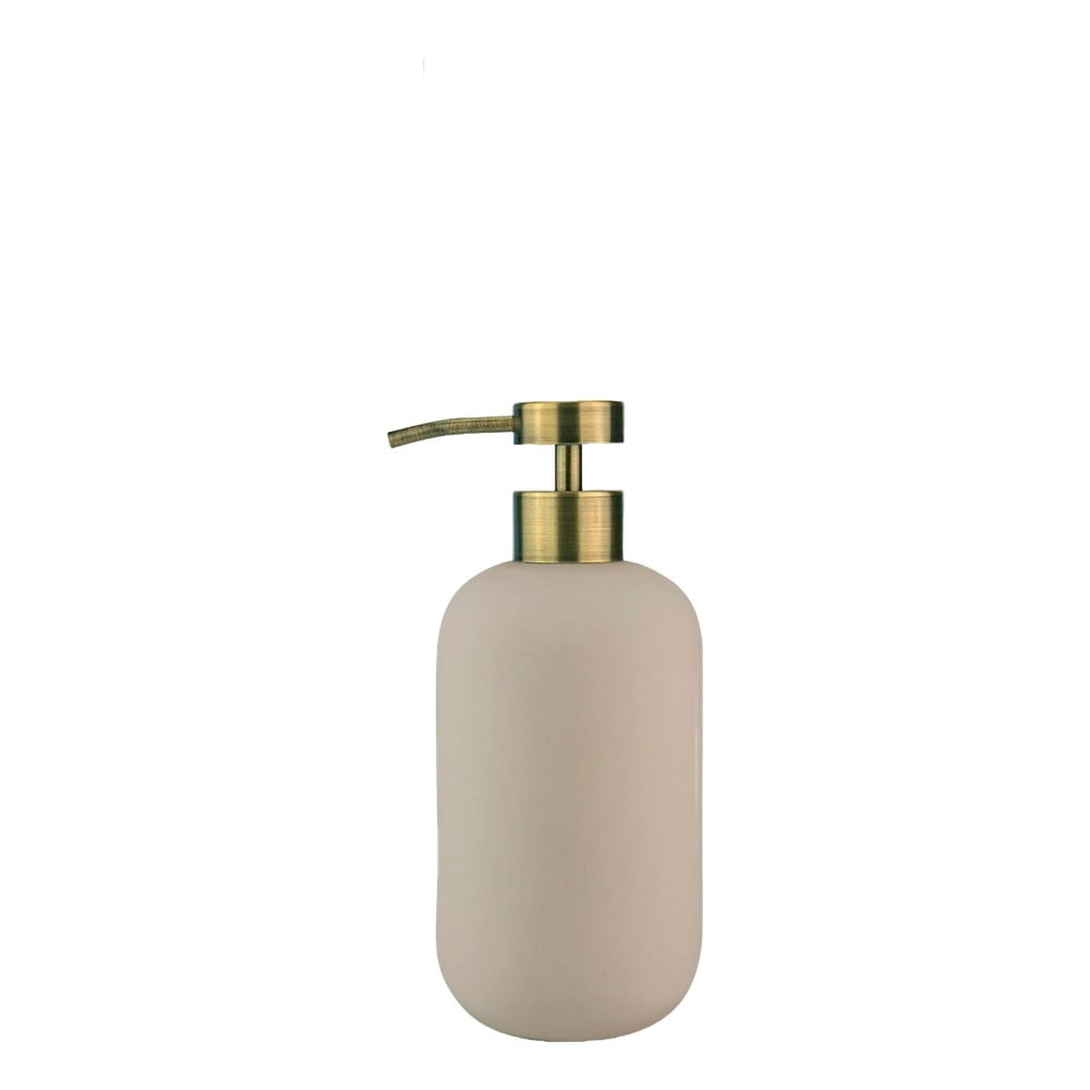 Krémszínű kerámia szappanadagoló 200 ml Lotus – Mette Ditmer Denmark