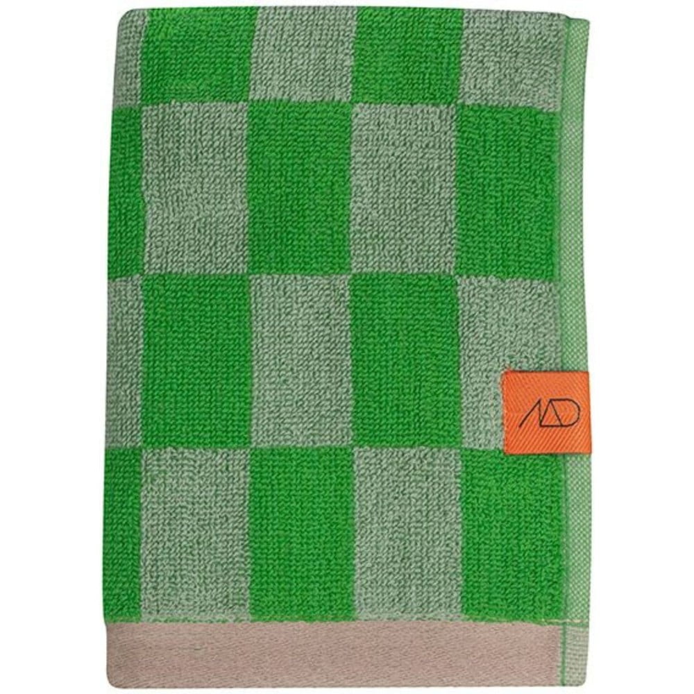 Zöld organikus pamut törölköző szett 2 db-os 40x55 cm Retro – Mette Ditmer Denmark